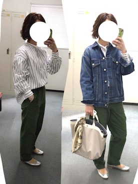 「STUDIOUS SELECT（ステュディオスセレクト）のアイテム（ピアス（両耳用））」を使った、けーさん（レディース・159cm）の春コーディネート