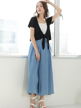 SocialGIRLさん（レディース・167cm）の夏コーディネート