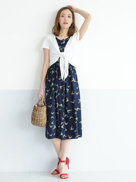 SocialGIRLさん（レディース・167cm）の夏コーディネート