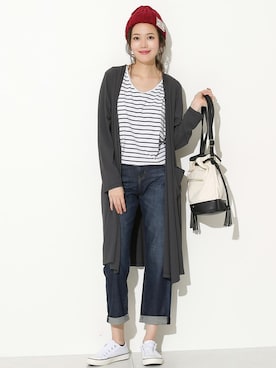 「ボーイフレンドデニム」｜SocialGIRLさん（レディース・167cm）の秋コーディネート