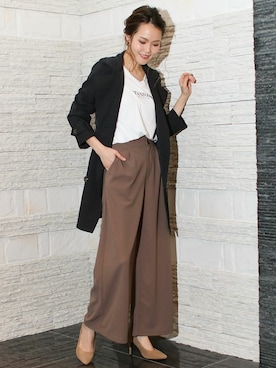 SocialGIRLさん（レディース・167cm）の春コーディネート