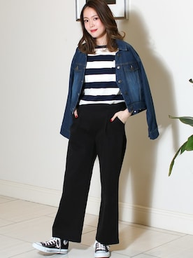 「コンバース オールスター」｜SocialGIRLさん（レディース・167cm）の春コーディネート
