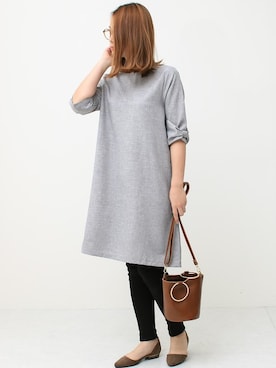 「Aラインワンピース」｜SocialGIRLさん（レディース・160cm）の夏コーディネート