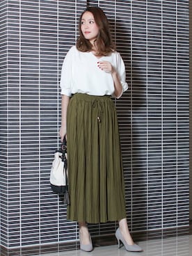 「Social GIRL（ソーシャルガール）のアイテム」を使った、SocialGIRLさん（レディース・167cm）の夏コーディネート