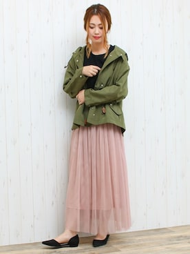 SocialGIRLさん（レディース・160cm）の秋コーディネート