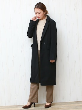 SocialGIRLさん（レディース・160cm）の冬コーディネート