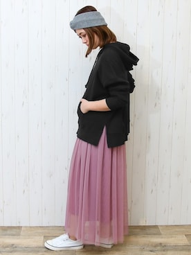 SocialGIRLさん（レディース・160cm）の春コーディネート