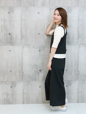 「アイテム（セットアップ）」を使った、SocialGIRLさん（レディース・164cm）の夏コーディネート