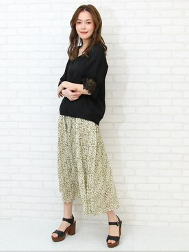「Social GIRL（ソーシャルガール）のアイテム」を使った、SocialGIRLさん（レディース・167cm）の夏コーディネート