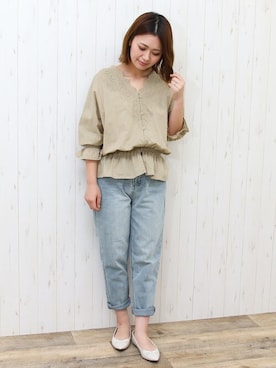「Social GIRL（ソーシャルガール）のアイテム」を使った、SocialGIRLさん（レディース・160cm）の夏コーディネート