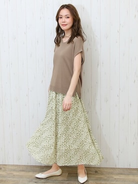 「Social GIRL（ソーシャルガール）のアイテム」を使った、SocialGIRLさん（レディース・167cm）の夏コーディネート