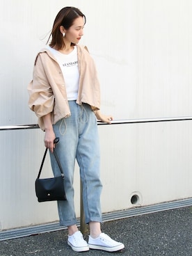 「フード」｜SocialGIRLさん（レディース・164cm）の秋コーディネート