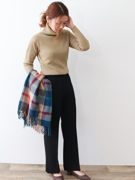 SocialGIRLさん（レディース・160cm）の秋コーディネート