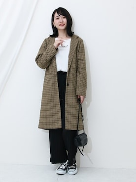 SocialGIRLさん（レディース・164cm）の冬コーディネート