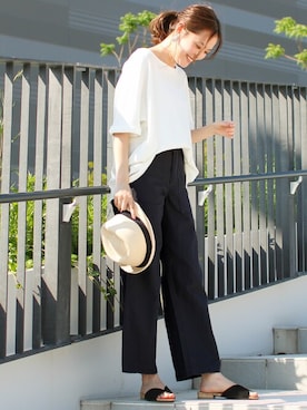 「ワッフル」｜SocialGIRLさん（レディース・167cm）の春コーディネート