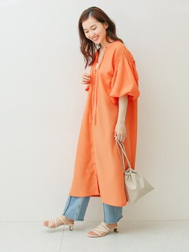 SocialGIRLさん（レディース・164cm）の夏コーディネート