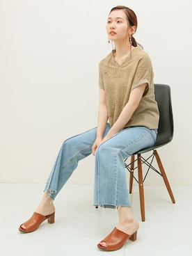 「Social GIRL（ソーシャルガール）のアイテム」を使った、SocialGIRLさん（レディース・164cm）の夏コーディネート