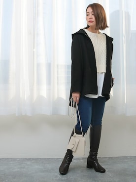 「アイテム（その他アウター）」を使った、SocialGIRLさん（レディース・160cm）の秋コーディネート