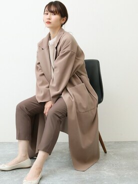 「カットオフ」｜「アイテム（ジャケット/アウター）」を使った、SocialGIRLさん（レディース・164cm）の秋コーディネート