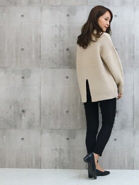 SocialGIRLさん（レディース・160cm）の冬コーディネート