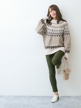 SocialGIRLさん（レディース・160cm）の冬コーディネート