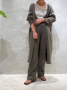 「Curensology（カレンソロジー）のアイテム（その他アウター）」を使った、mihoさん（レディース・157cm）の夏コーディネート