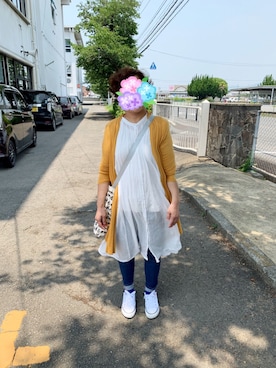 「Hanako（ハナコ）のアイテム」を使った、ゆりりんさん（レディース・153cm）の夏コーディネート