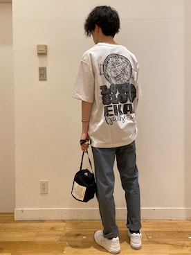 「BURLAP OUTFITTER」｜みよしさん（メンズ・167cm）の春コーディネート