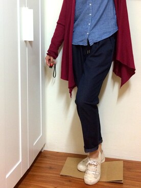 「ESPRIT（エスプリ）のアイテム（ポンチョ）」を使った、MZ さん（レディース・160cm）の秋コーディネート