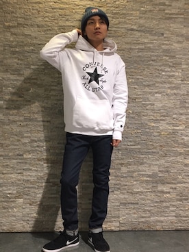 「BEN DAVIS（ベンデイビス）のアイテム（帽子）」を使った、TKさん（メンズ・167cm）の春コーディネート
