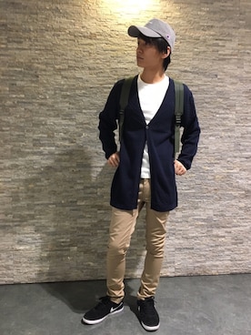 「Blue Standard （ブルースタンダード）のアイテム」を使った、TKさん（メンズ・167cm）の春コーディネート