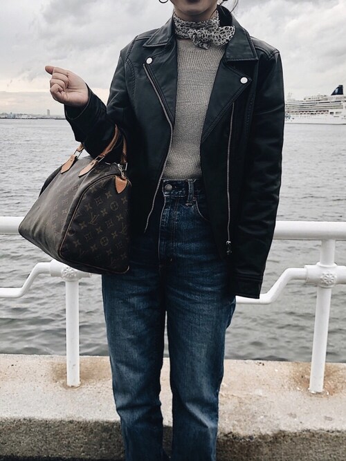 Rena Louis Vuittonのボストンバッグを使ったコーディネート Wear