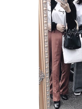 「LOWRYS FARM（ローリーズファーム）のストレッチヒールブーツ　851418（ブーツ）」を使った、renaさん（レディース・151cm）の秋コーディネート