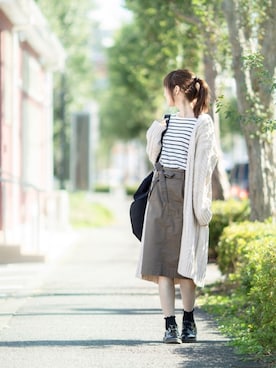 「DHOLIC（ディーホリック）のアイテム（バックパック/リュック）」を使った、naco..さん（レディース・167cm）の秋コーディネート