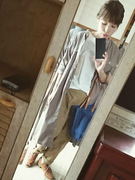 「CLEDRAN（クレドラン）のアイテム」を使った、akariさん（レディース・157cm）の秋コーディネート