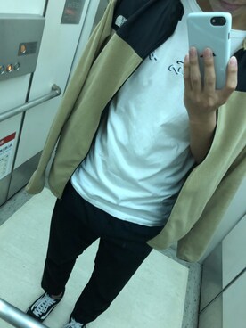 「northface」｜「アイテム（ブルゾン）」を使った、ゆうだいさん（メンズ・176cm）の春コーディネート