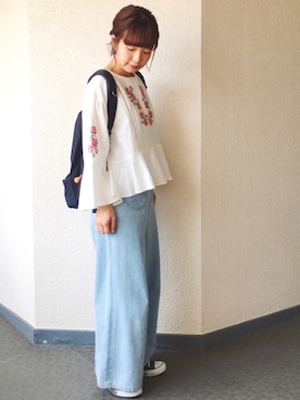 maako◉さん（レディース・157cm）の春コーディネート