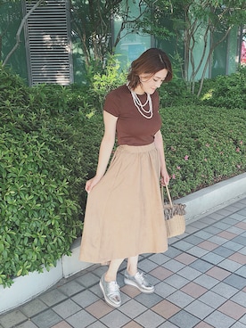 「アラサー母さんコーデ」｜yuikitiiiiさん（レディース・163cm）の夏コーディネート