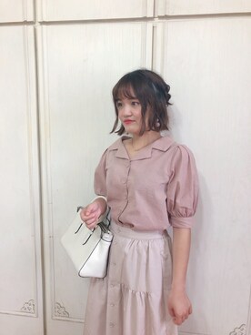 「サマンサタバサ」｜しおりさん（レディース・152cm・20代）の夏コーディネート