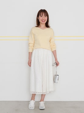 「スカーチョ」｜NBB STAFF17さん（レディース・160cm）の冬コーディネート