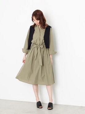 NBB STAFF17さん(レディース・160cm)の冬コーディネート