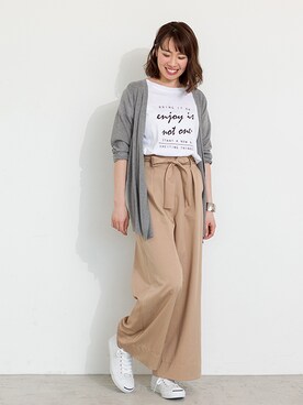 NBB STAFF17さん（レディース・160cm）の春コーディネート