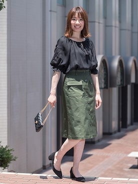 NBB STAFF17さん（レディース・160cm）の夏コーディネート