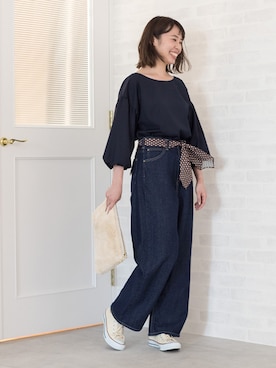 「ファークラッチ」｜NBB STAFF17さん（レディース・160cm）の秋コーディネート