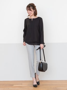 NBB STAFF17さん（レディース・160cm）の冬コーディネート