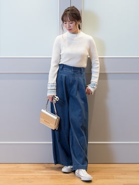 「トレンド」｜NBB STAFF17さん（レディース・160cm）の冬コーディネート