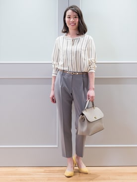 NBB STAFF17さん（レディース・160cm）の冬コーディネート