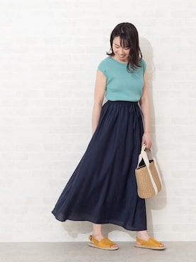 「旅行」｜NBB STAFF17さん（レディース・160cm）の春コーディネート