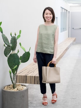 NBB STAFF17さん（レディース・160cm）の夏コーディネート