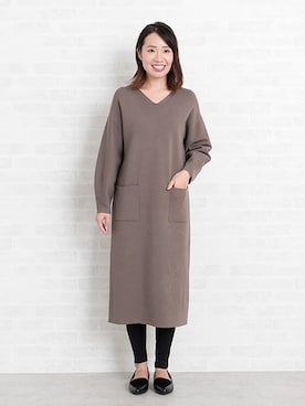 「アイテム（レギンス/スパッツ）」を使った、NBB STAFF17さん（レディース・160cm）の秋コーディネート